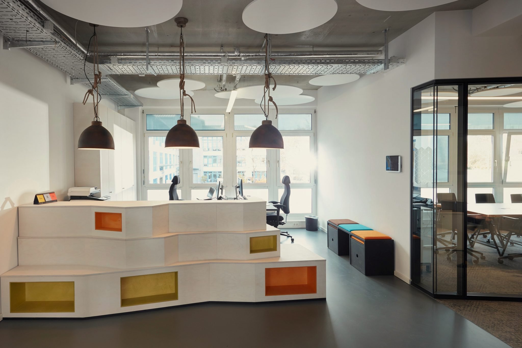 Empfangstresen im Co-Workingspace