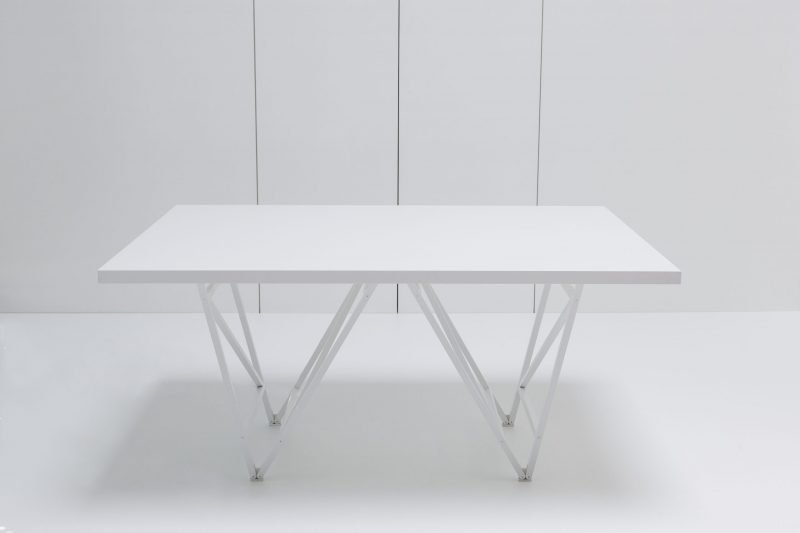 Designertisch STEVY - Weiß