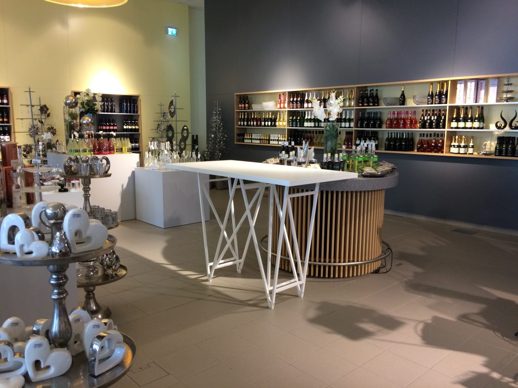 Messetisch (Stehtisch) STEVY - Weiß